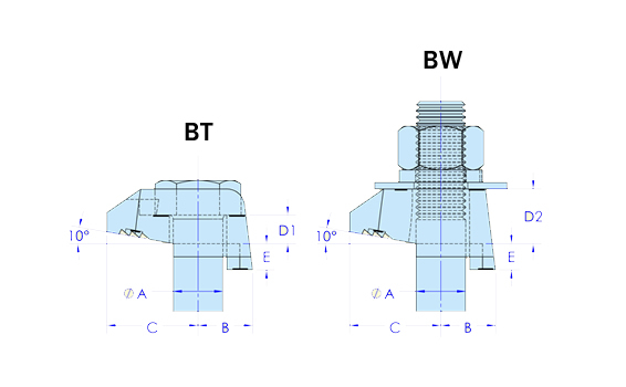 Diagram - Composants type BT & BW